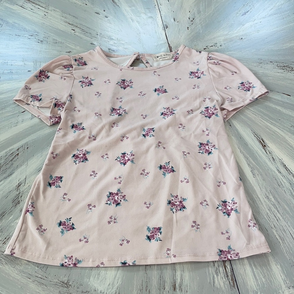 Pink floral top